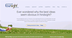 Desktop Screenshot of foursightconsulting.com