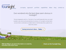 Tablet Screenshot of foursightconsulting.com